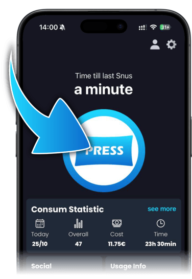 Breezer App - Press Snus